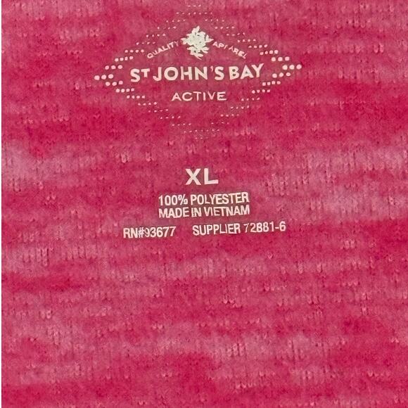 Womens Pink Lightweight Sweater Size XL St John's Bay - Picture 8 of 11